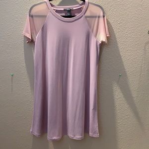 Forever 21 magenta tee shirt dress
